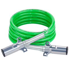 Dazakoot 7Way ABS trailer cord with 15 ft straight layout for extended reach and reliability