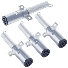 Dazakoot 7-way trailer plug assembly with rugged die-cast body for heavy towing.