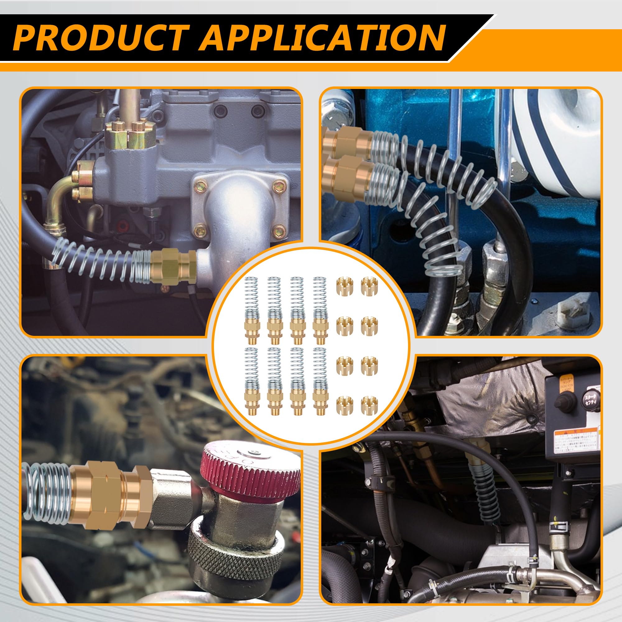 Dazakoot semi-truck installation-ready fittings for robust air brake setups.