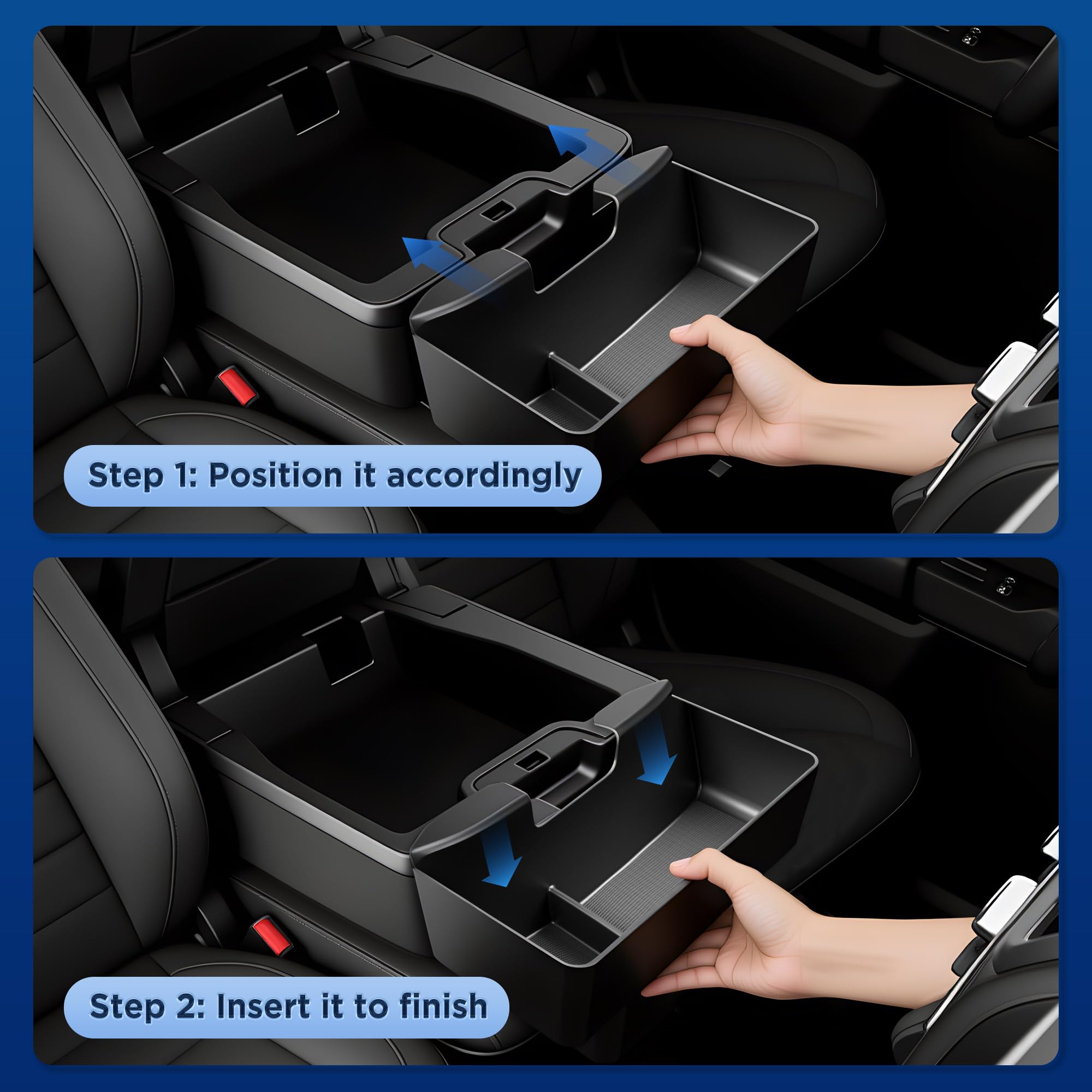 DAZANZAN anti-noise mats, rear angle, quieter rides with organized gear.
