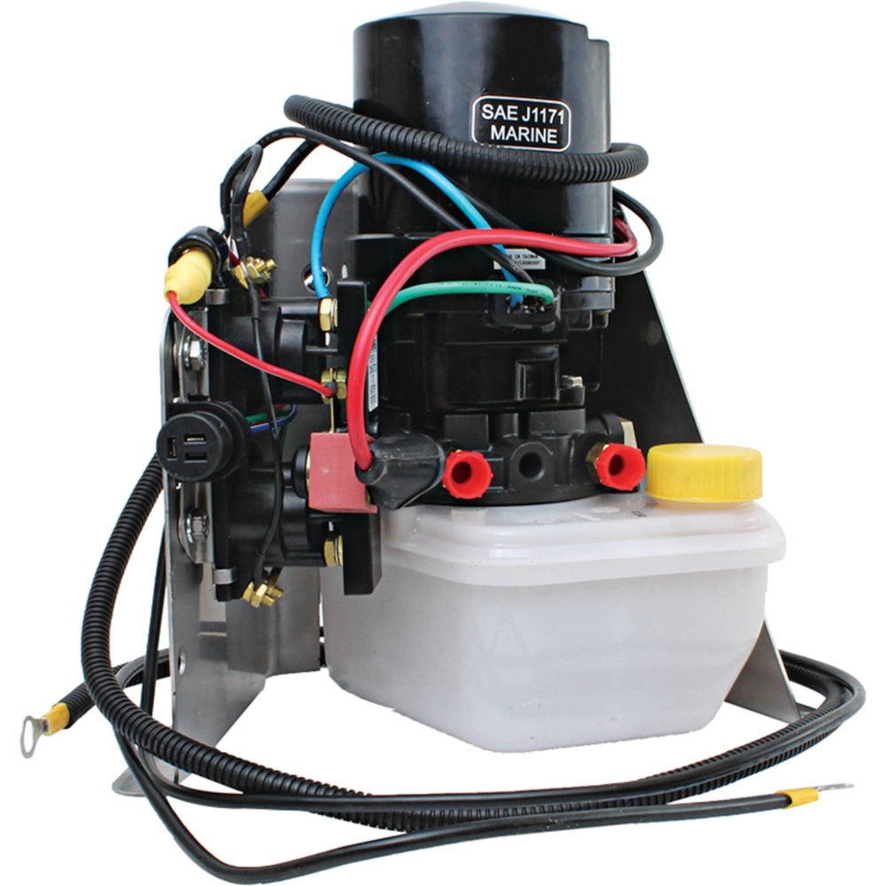 DB Electrical 430-22152 trim motor front view for Mercury Mercruiser installations.
