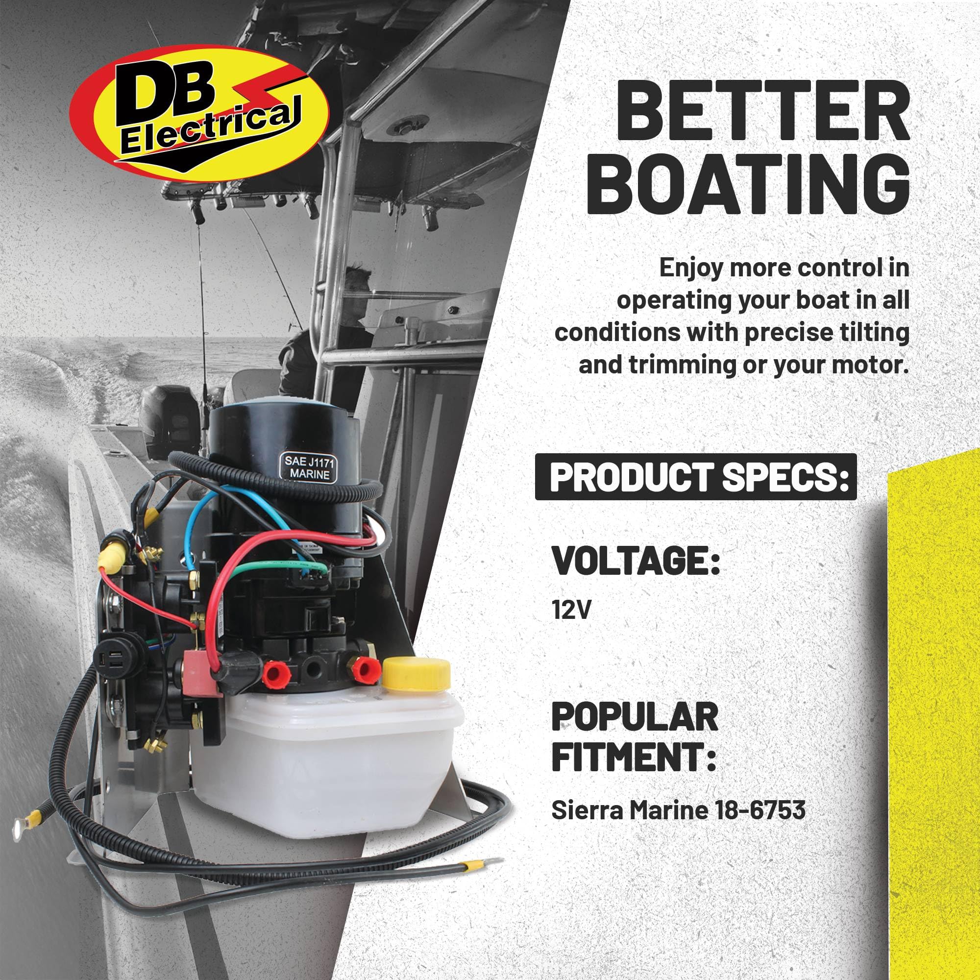 DB Electrical 430-22152 trim motor in box emphasizes new aftermarket quality.
