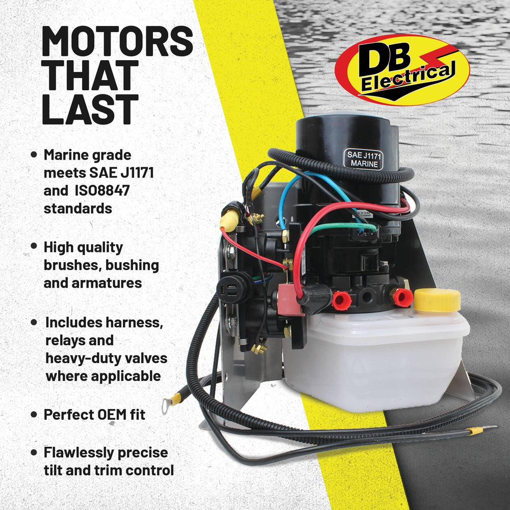 DB Electrical 430-22152 trim motor mounting frame aligns with stainless steel frames.