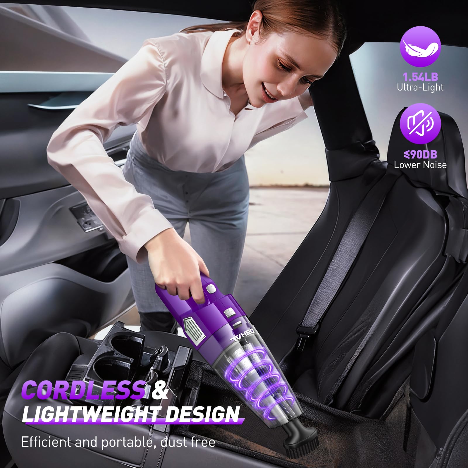DBHAL lightweight ergonomic design for easy cleaning