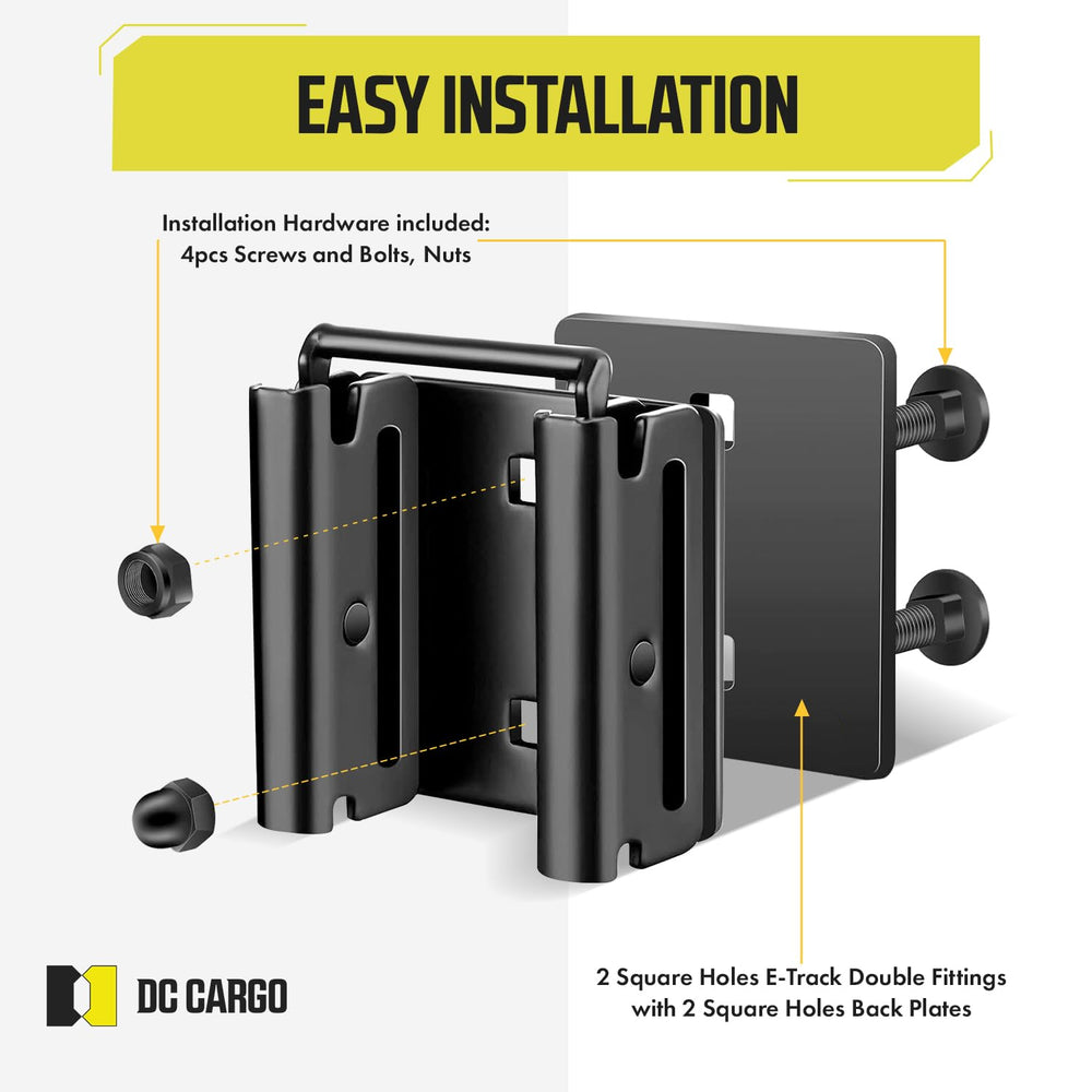 Secure cargo in truck beds, trailers, and vans with reliable anchoring.