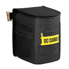 DC Cargo Mall E-Track garbage can hanging system keeps trailer floors clear.
