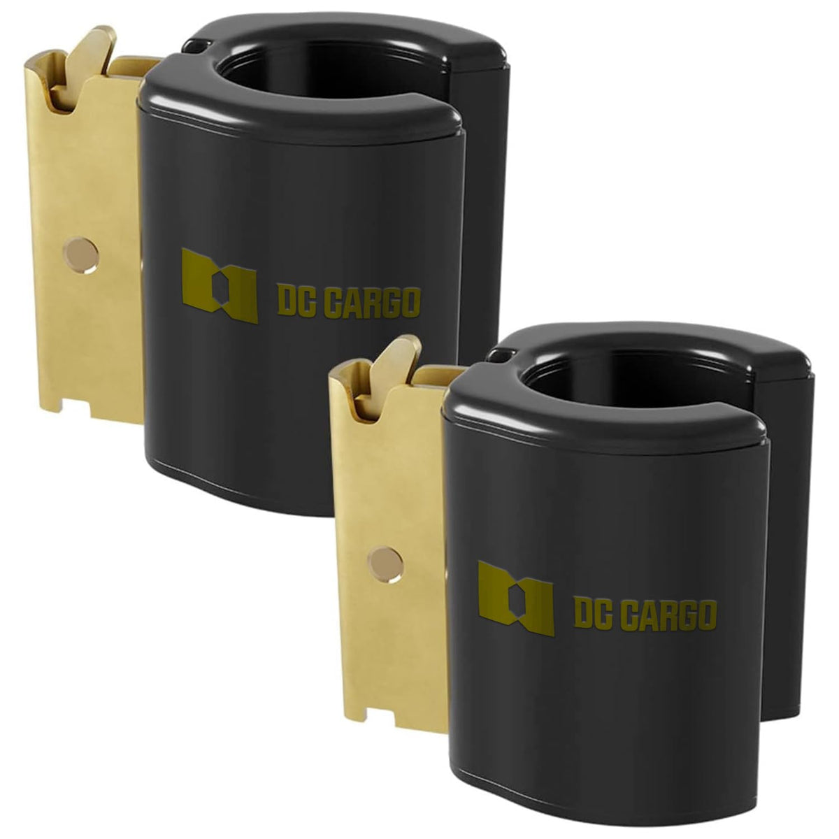 DC Cargo Mall E-Track Tool Holder 2-Pack mounted on trailer wall for quick tool access