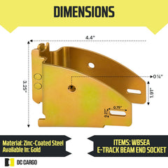 DC Cargo Mall bracket installation guide for easy trailer mounting.