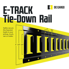 DC Cargo Mall heavy-load capacity rail supports up to 2,000 pounds