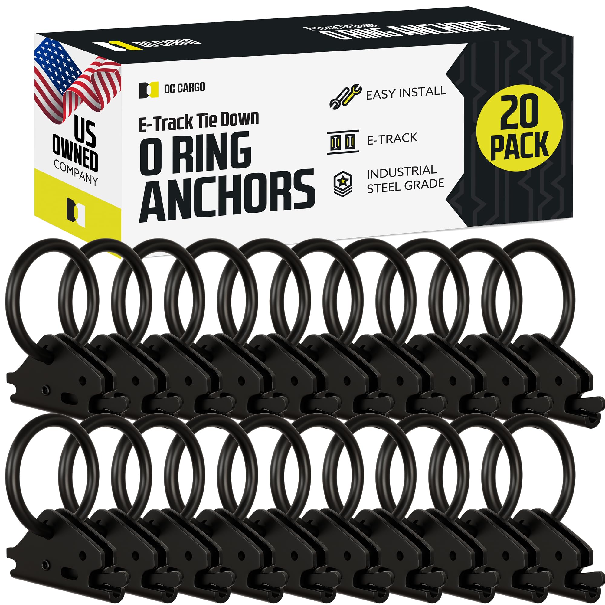 DC Cargo Mall outdoor-indoor use O-ring suitable for trailers, trucks, and sheds.