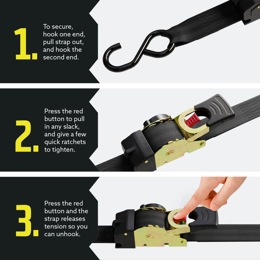 DC Cargo Mall secure lock keeps straps fixed during travel.