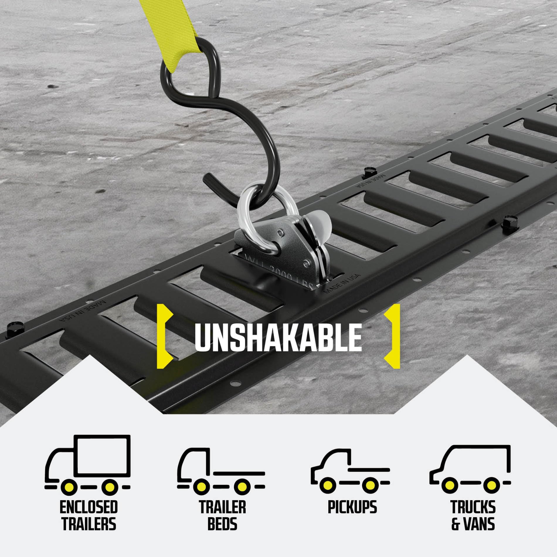 DC Cargo Mall corrosion-resistant O-Ring endures indoor and outdoor use.