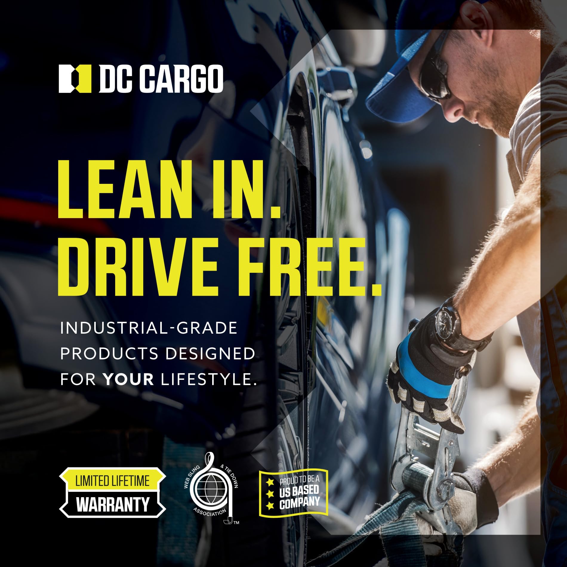 DC Cargo Mall USA-brand magnet delivers reliable cargo safety tools.