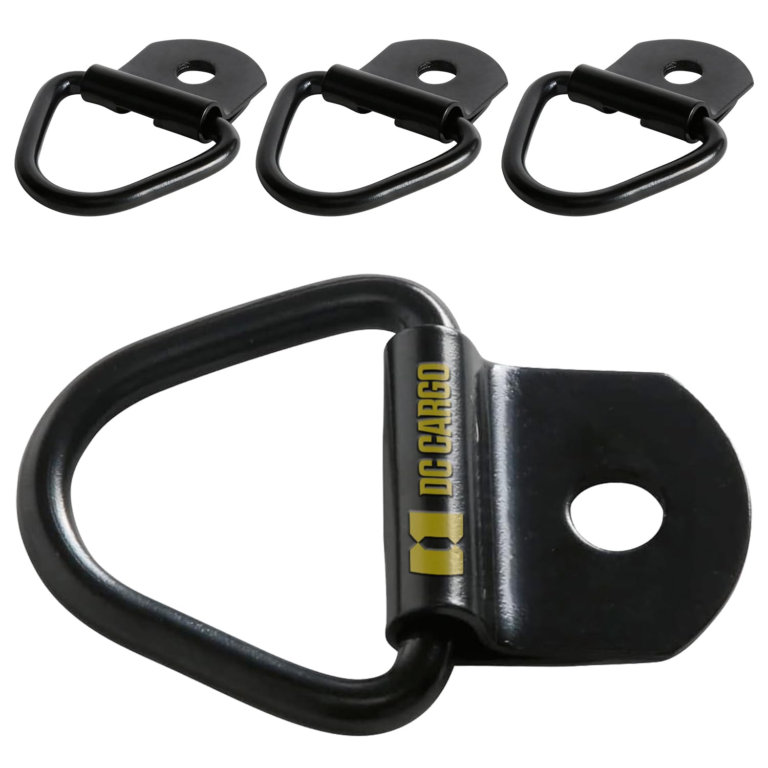 DC Cargo V-Ring anchors 4-pack for versatile cargo securing on trucks and trailers.