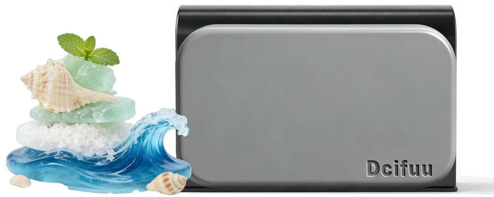 Dcifuu Ocean stone air freshener with visor clip for a sleek car scent upgrade.