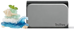 Dcifuu Ocean stone air freshener with visor clip for a sleek car scent upgrade.