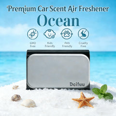 Dcifuu Ocean stone air freshener magnet attachment for secure mounting.
