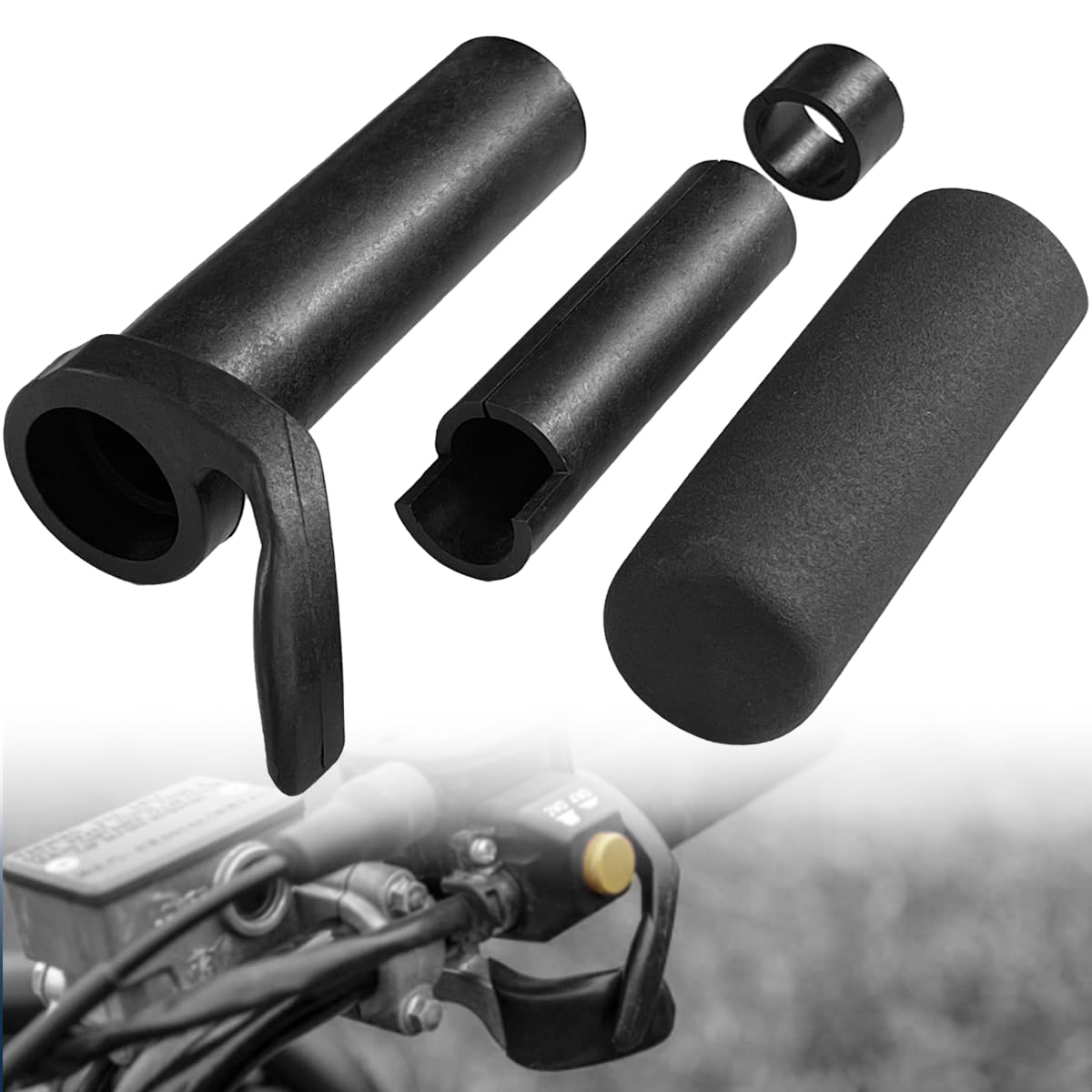 DCOMA ATV handlebars throttle compatibility enhances ride comfort and control.