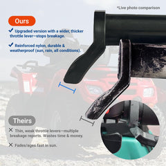 DCOMA's UV-resistant plastic construction stands up to sun and weather.