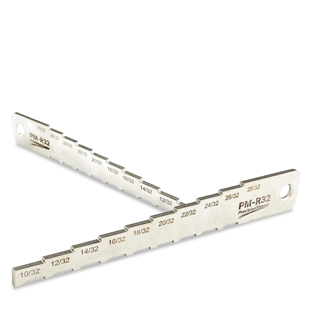 DCOMA laser-engraved scale brake tool remains clear for reliable readings.