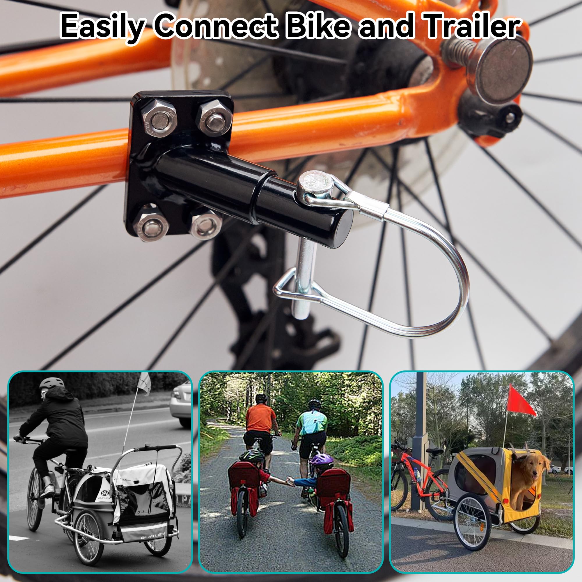 Complete hardware kit with mounting plate and U-bolts ready for installation