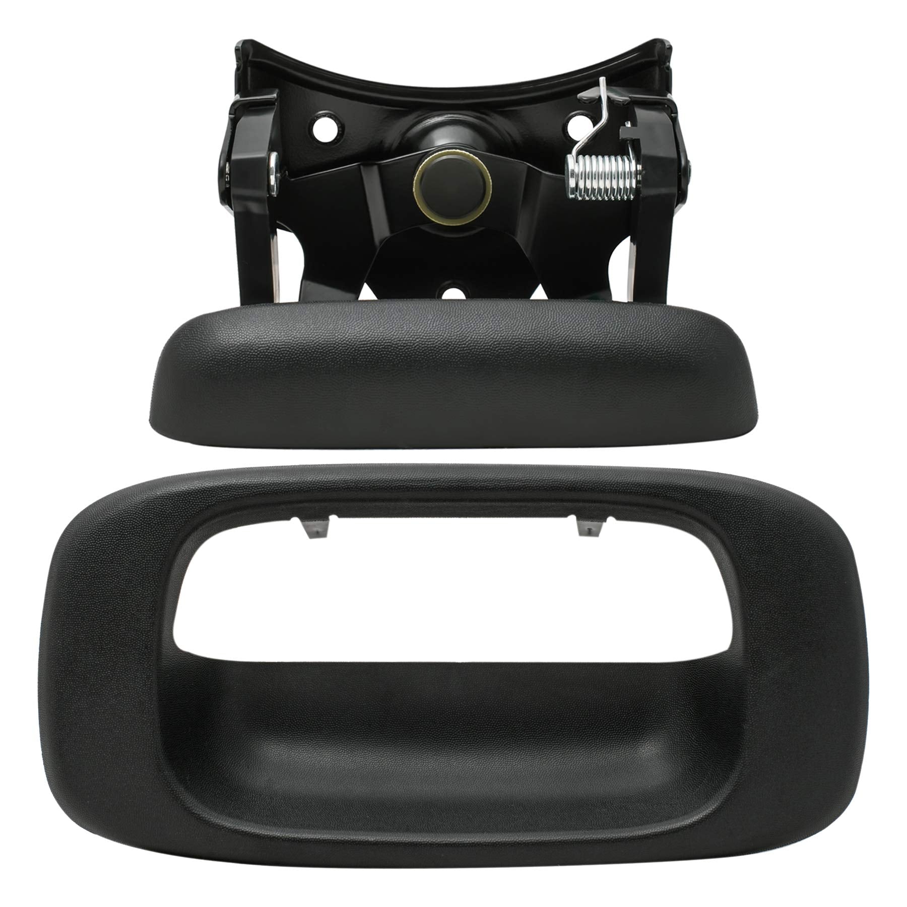DEAL Auto rear tailgate handle with textured black finish for a durable replacement.