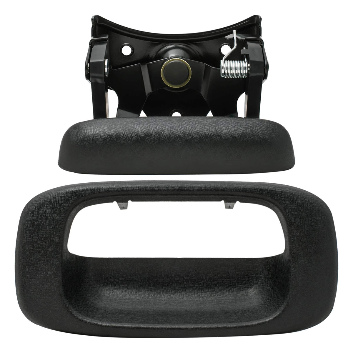 DEAL Auto rear tailgate handle with textured black finish for a durable replacement.
