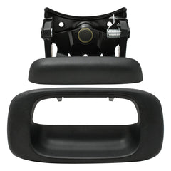 DEAL Auto rear tailgate handle with textured black finish for a durable replacement.