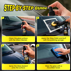DEAPLLEONC glass cleaner spray prep surfaces before polishing