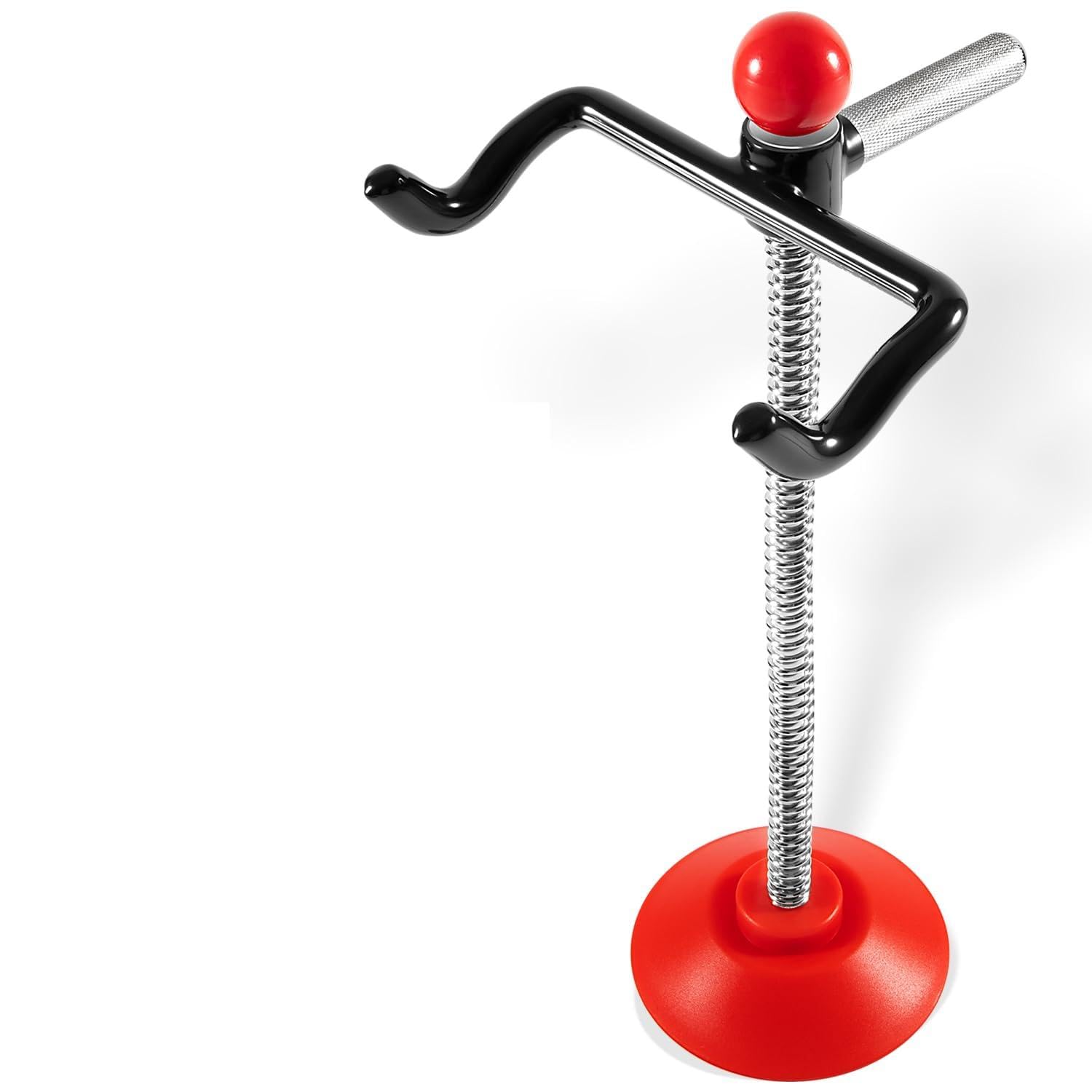 DearChan adjustable steering wheel holder, front view showing universal fit for cars, trucks, vans