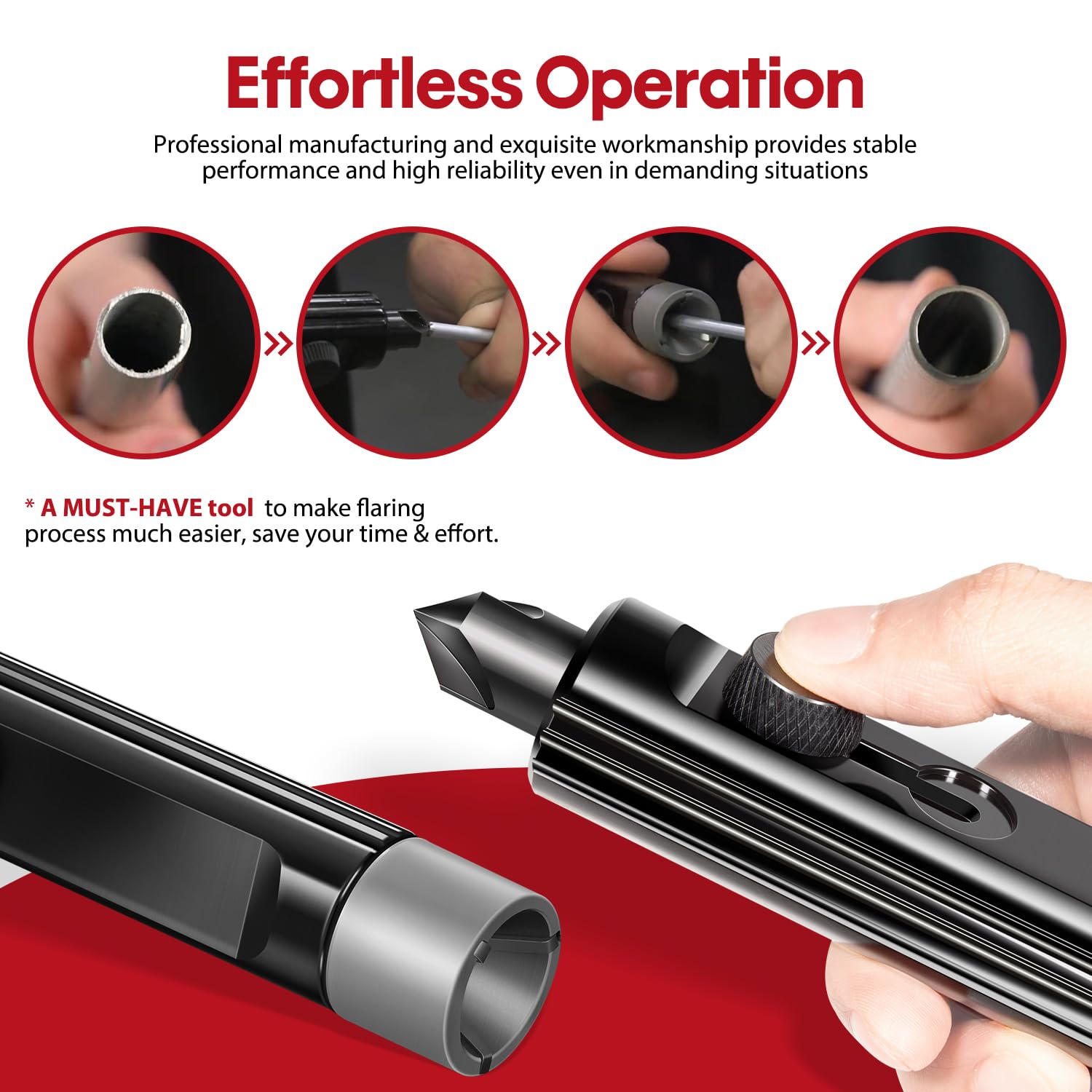 DearChan anti-slip handle design for comfortable operation during long tasks.