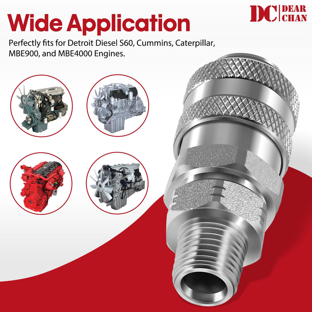 DearChan Compu-Check quick connect compatibility enables fast, secure priming.