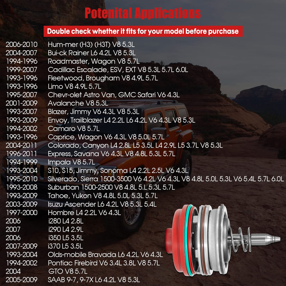 DearChan Corvette servo kit supports GM 700R4 and 4L60E-4L70E compatibility.