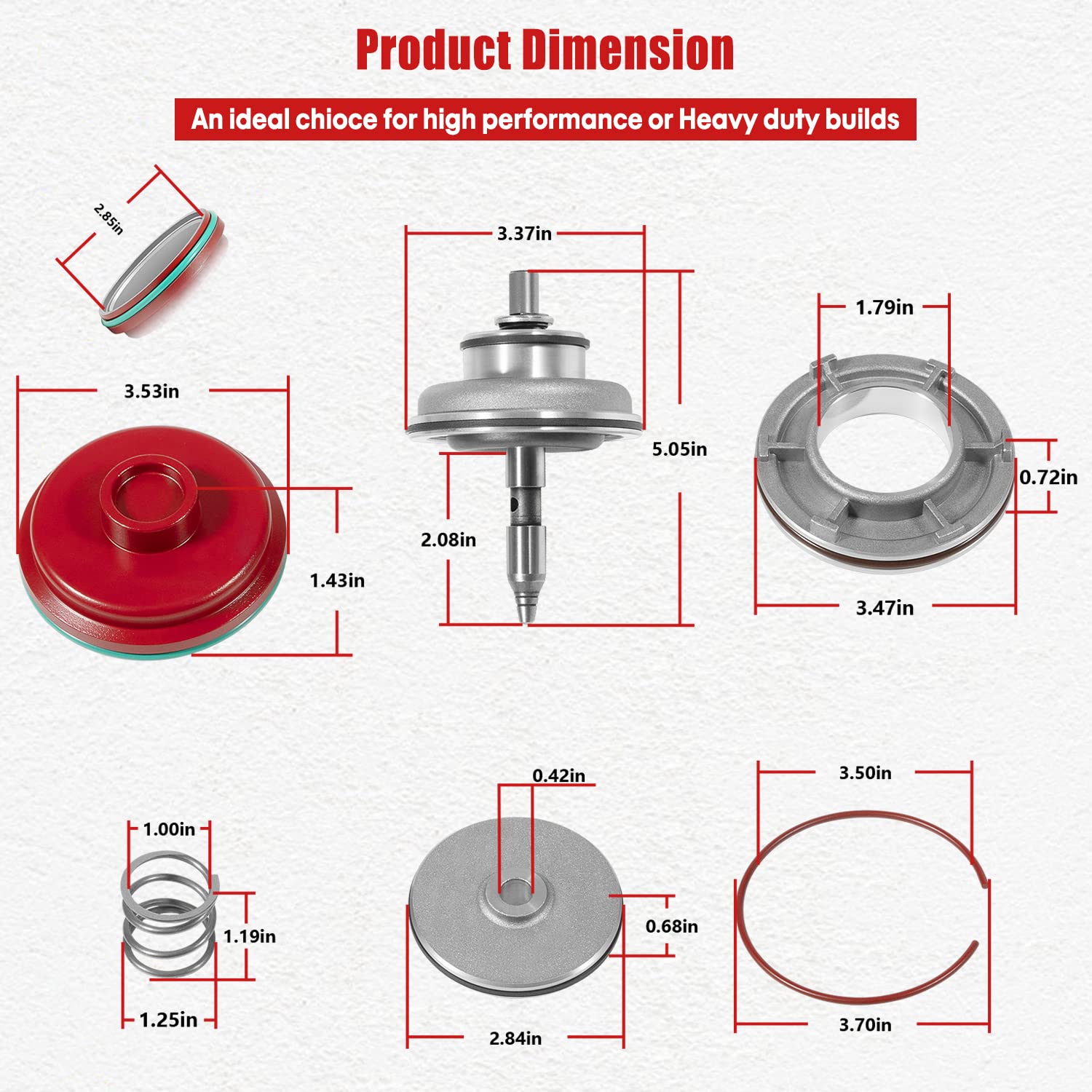 DearChan materials include aluminum alloy, copper, and rubber for strength.