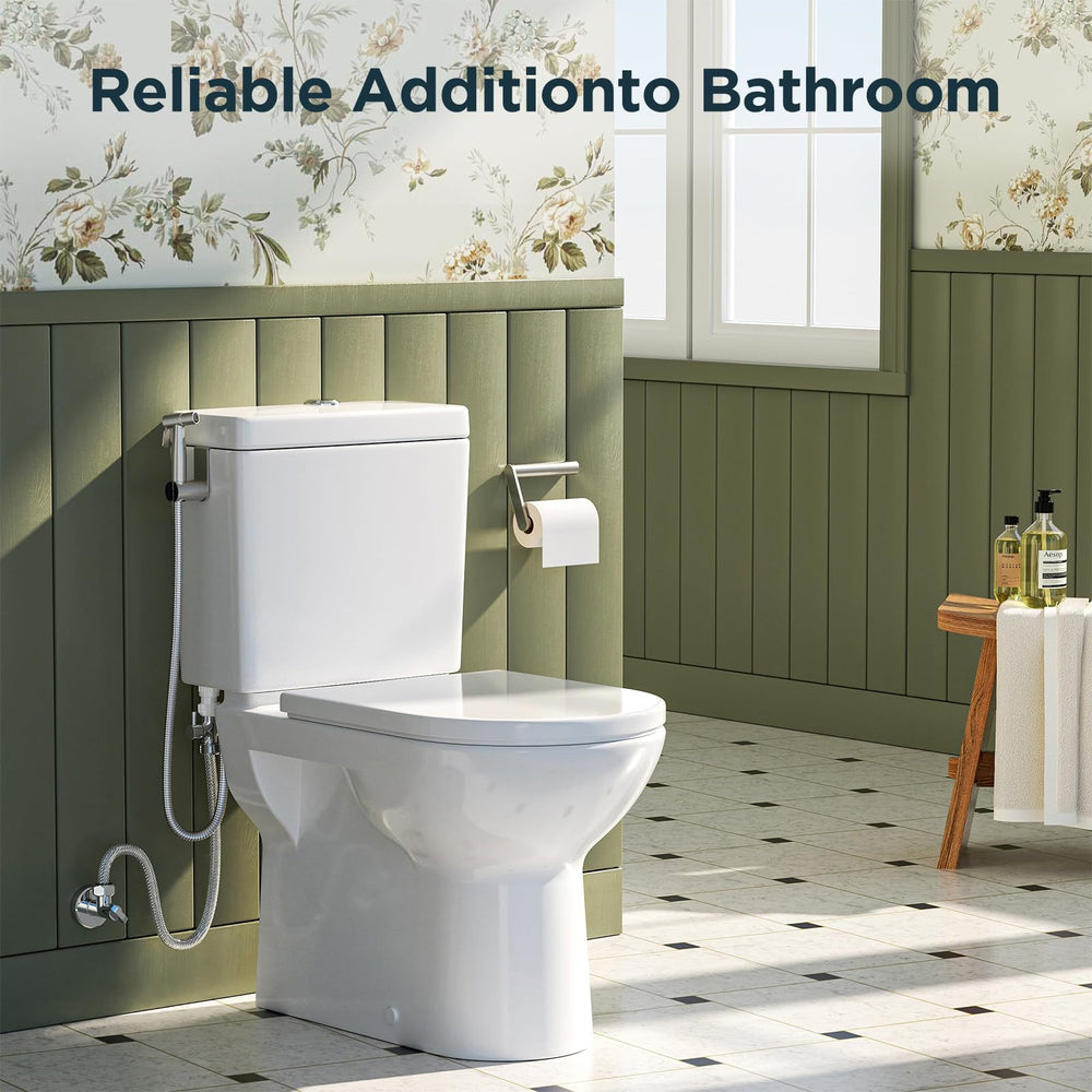 Dearocean bidet sprayer used for cloth diaper cleaning tasks and rinsing.