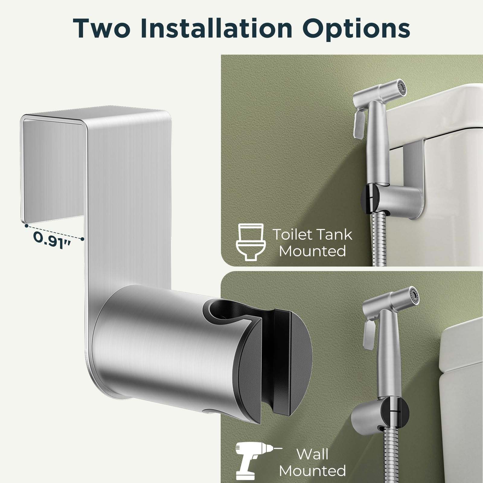 Dearocean bidet sprayer features leak-proof design with brass valve.