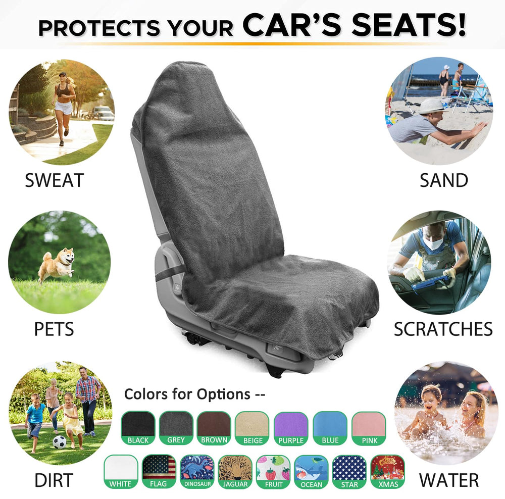 DECKALY machine-washable seat protector cleans easily after workouts.