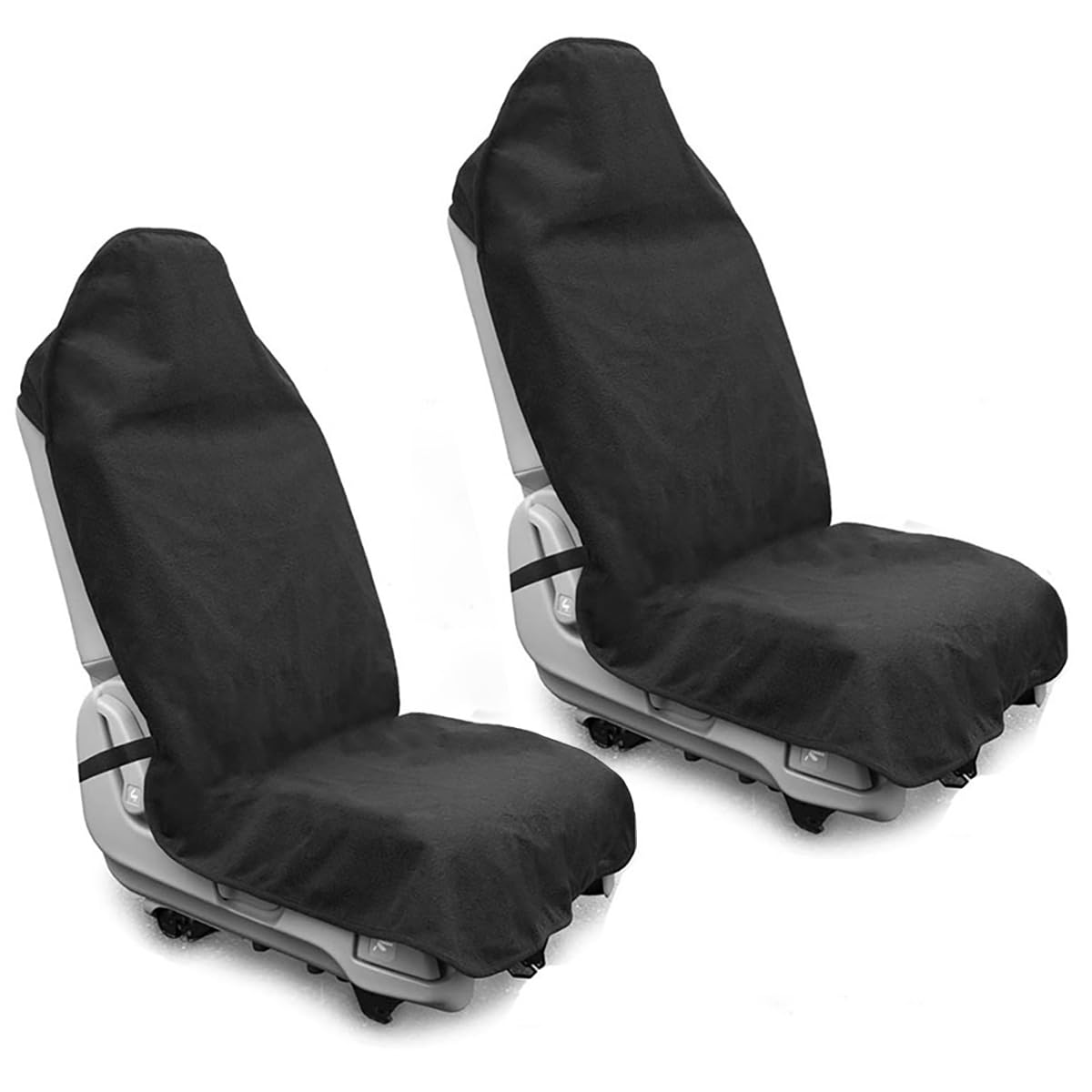 DECKALY waterproof seat cover with 3-layer design protects car seats during workouts.