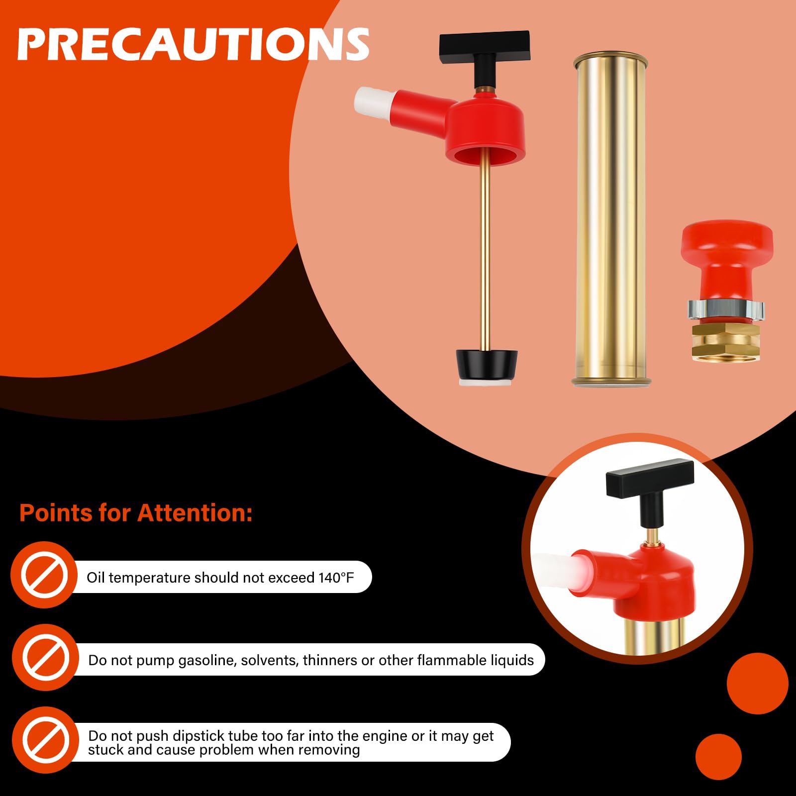 Deckaura brass body close-up showing seals to prevent leaks during pumping
