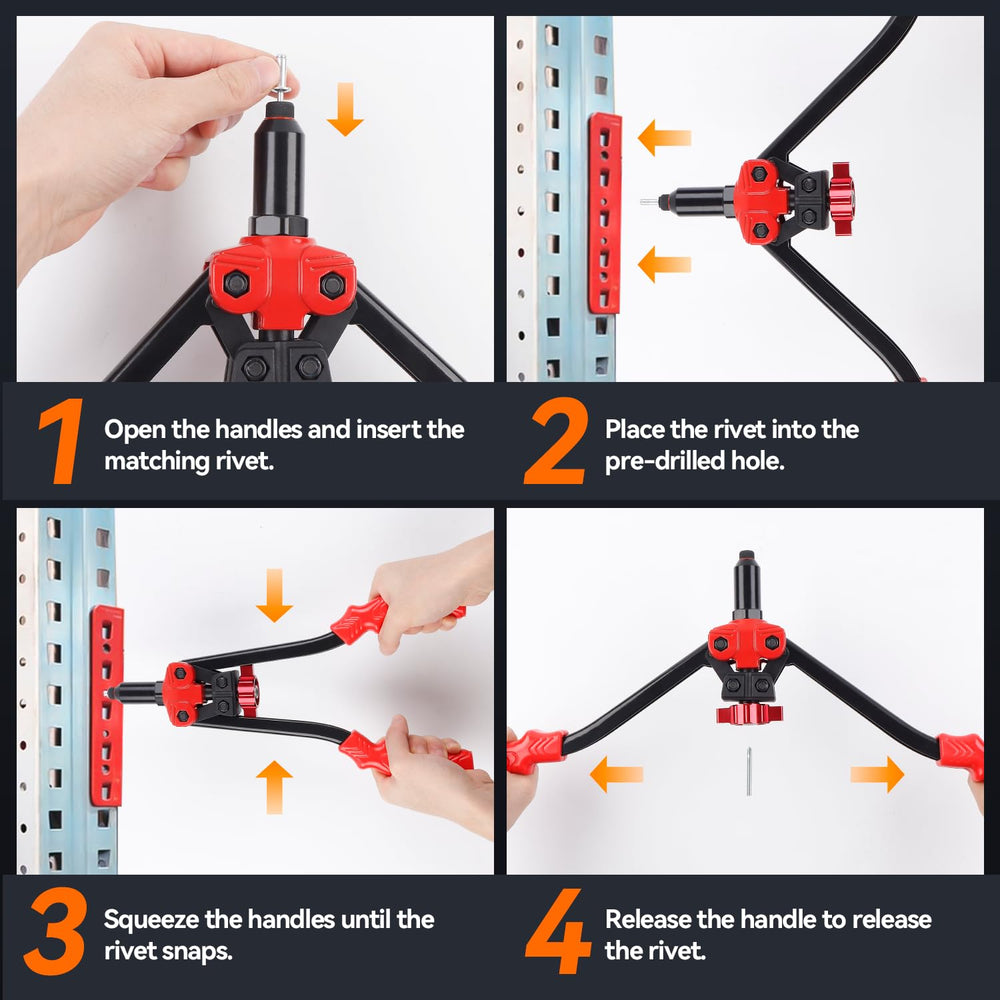 Decwls 3-in-1 rivet nut tool built for durability and longevity.