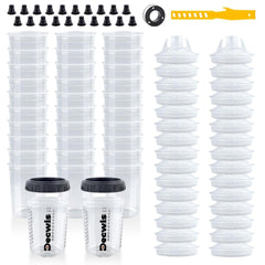 Decwls disposable paint cups front view for quick, clean mixing.