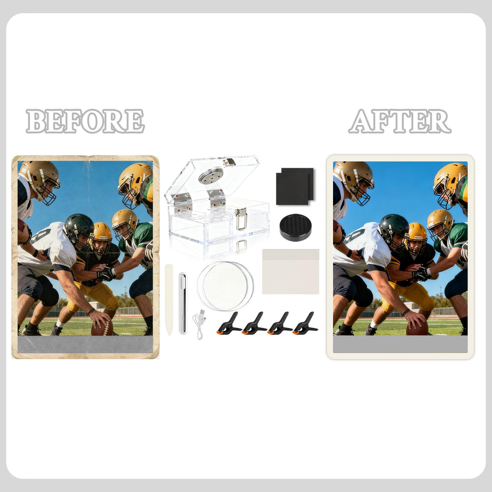 DEDC Card Cleaning Kit bone folders assist precise crease work.
