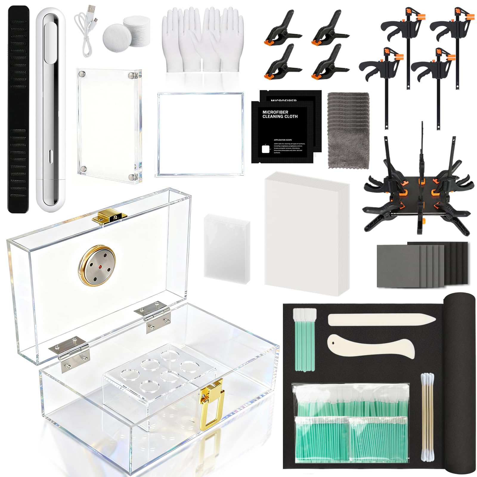DEDC card cleaning kit with heat pen for gentle surface restoration.