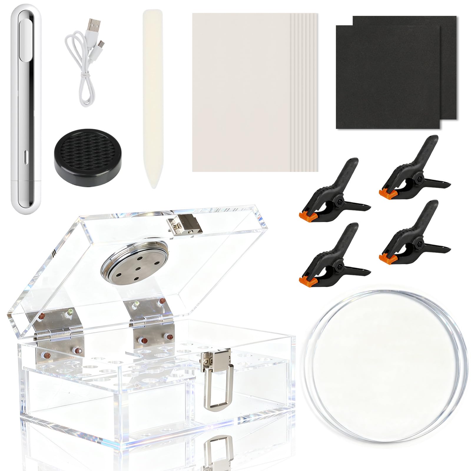 DEDC Card Cleaning Kit heat pen for precise thermal repair on sports cards.
