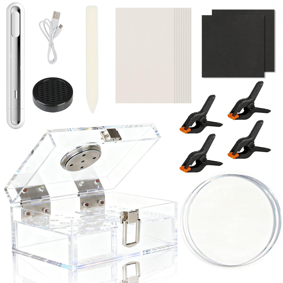 DEDC Card Cleaning Kit heat pen for precise thermal repair on sports cards.