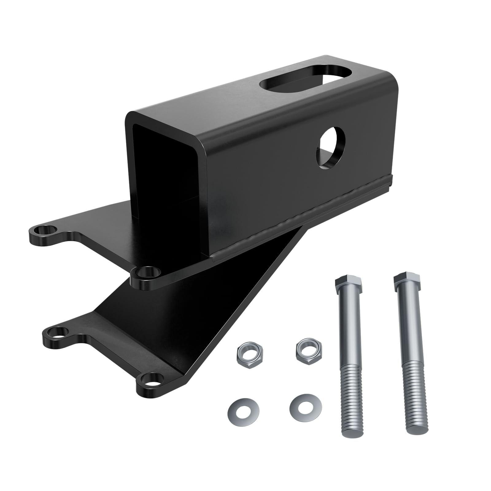 Dedomy heavy-duty 2in hitch ready for no-drill installation on Honda ATV for towing.