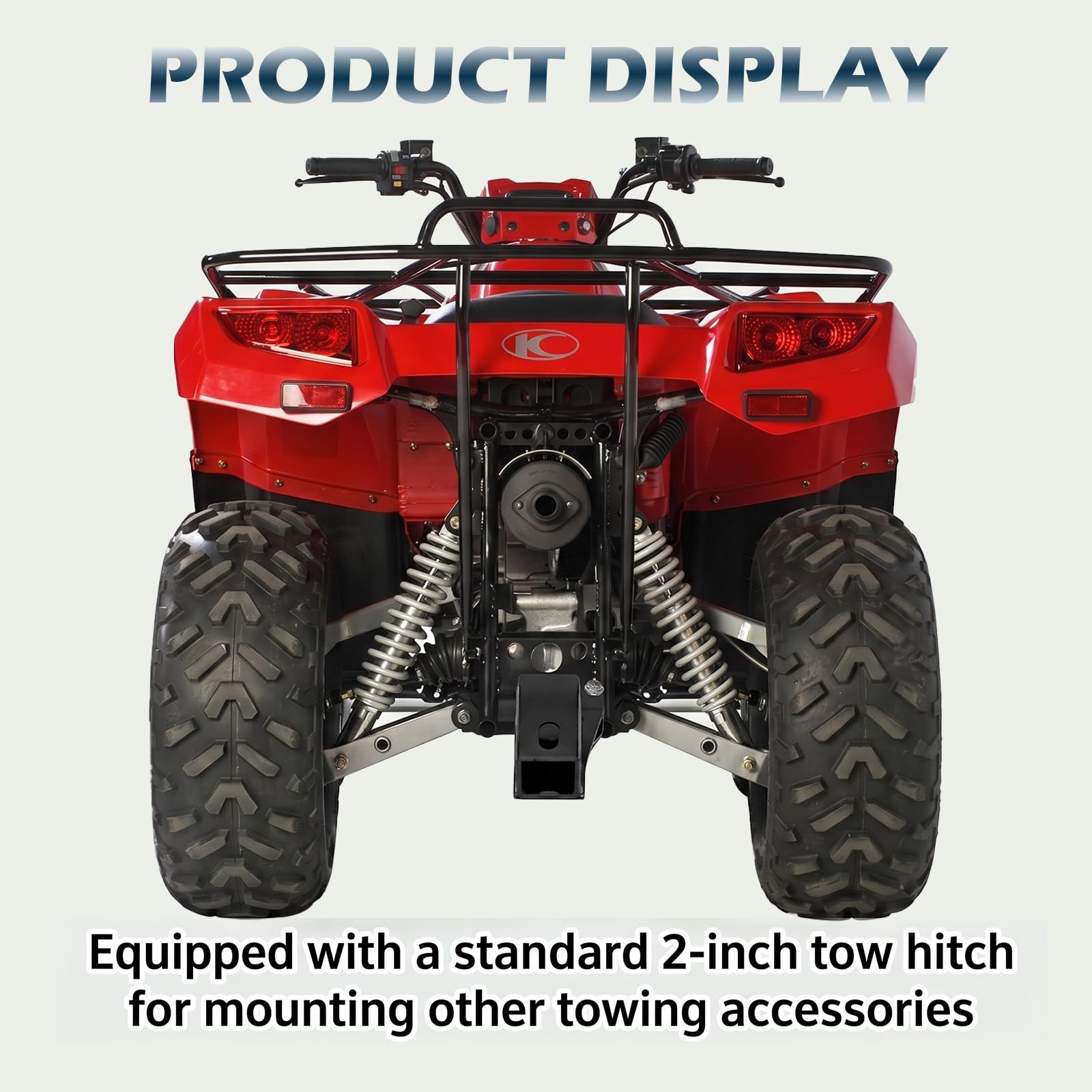 Dedomy quick-install hitch using factory points for fast setup.