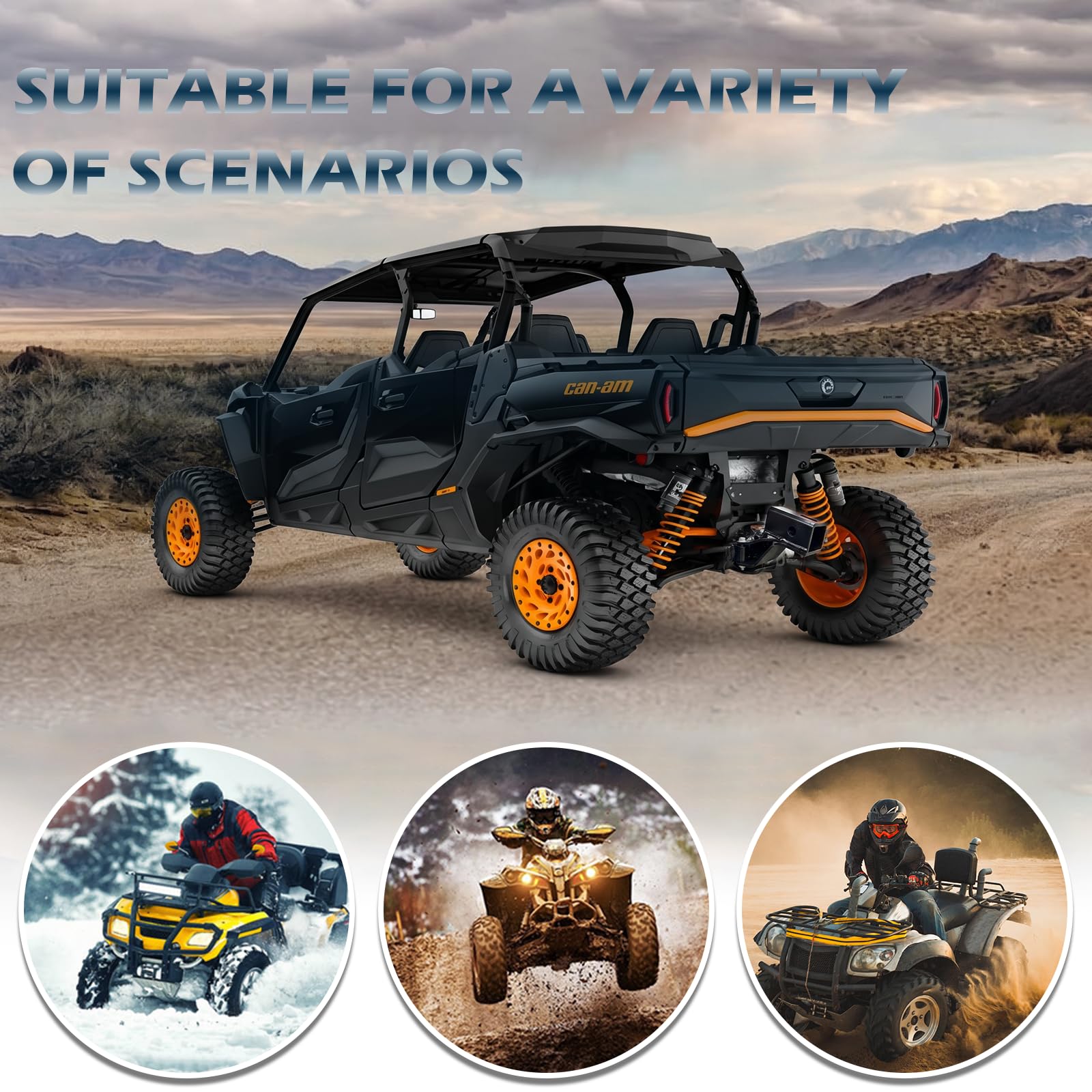 Dedomy rear-axle hitch protects tires during tight maneuvering.