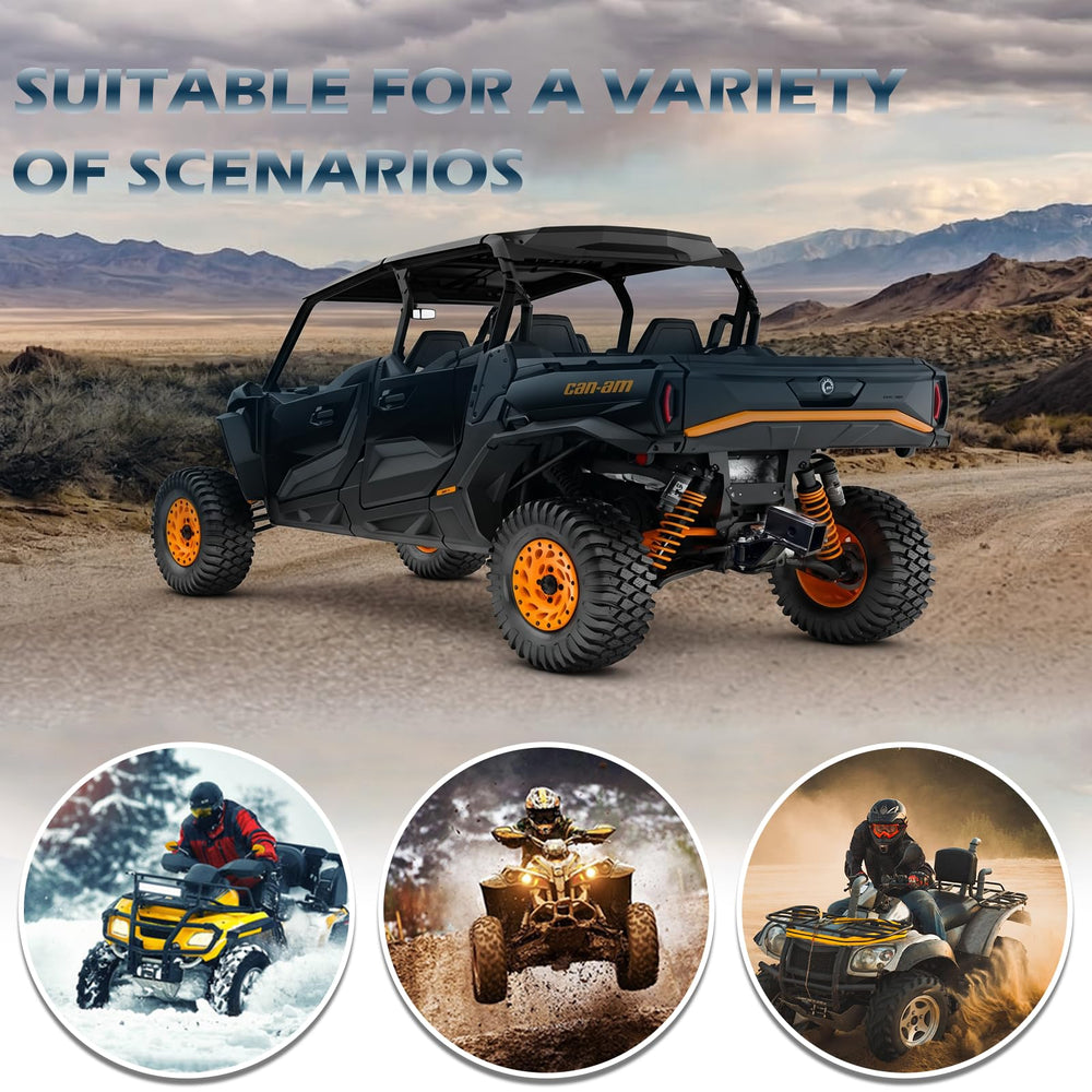 Dedomy rear-axle hitch protects tires during tight maneuvering.