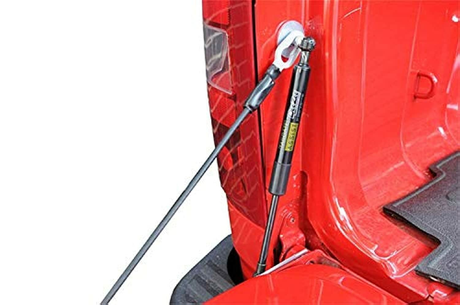Tailgate use at a job site with smooth operation